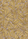 Elitis Wallpaper Succulente Ocker /Violett