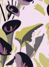 Elitis Wallpaper Arum Violett /Ocker