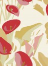 Elitis Wallpaper Arum Beige & Rot
