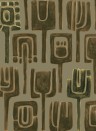 Elitis Wallpaper Totem braun