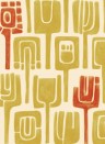 Elitis Wallpaper Totem Gelb