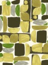 Elitis Wallpaper Chaman Gelb /Braun