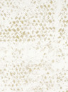 Elitis Wallpaper Laca Salvaje Weiß/ Gold