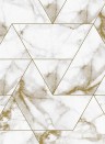 Marmor Tapete Marble Mosaic von KEK Amsterdam - Gold