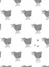 KEK Amsterdam Wallpaper Sheep White