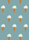 Kindertapete Ice Cream von KEK Amsterdam - Petrol