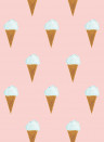 Kindertapete Ice Cream von KEK Amsterdam - Roze