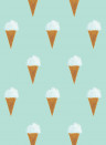 Kindertapete Ice Cream von KEK Amsterdam - Mint