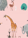 Kindertapete Animal Mix von KEK Amsterdam - Roze