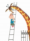 KEK Amsterdam Mural Giant Giraffe Multicolor – 1.425m Breite