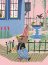 KEK Amsterdam Mural Bear Blue House Multicolor – 2.435m Breite