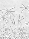 Isidore Leroy Mural Paradis Des Tigres Grisaille Bahnen 1/2/3