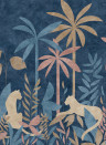 Isidore Leroy Mural Paradis Des Tigres Nocturne Multicolor Bahnen 7/8/9