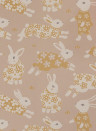 Majvillan Wallpaper Garden Party Dusty Blush Pink