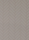 Majvillan Wallpaper Heringbone Greige Blue