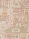 Majvillan Tapete Dollhouse - Sunny Pink