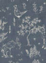 Sandberg Wallpaper Hollie Dark Blue