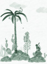 Sandberg Papier peint panoramique Wilton - Jade