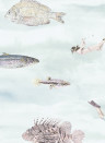 Sian Zeng Papier peint Classic Fish - Blue/ Green