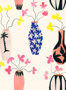 Coordonne Wallpaper Vase Of Paradise 8000064N