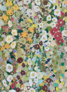 House of Hackney Wandbild Hollyhocks - Summer
