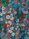 House of Hackney Tapete Hollyhocks - Winter