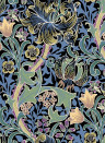 House of Hackney Wallpaper Golden Lily - Noir