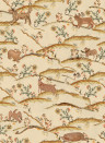 MINDTHEGAP Wallpaper Countryside Orange/ Green/ Taupe