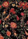 MINDTHEGAP Wallpaper Transsilvaniae Florilegium Green/ Red/ Black