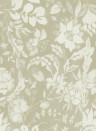 MINDTHEGAP Wallpaper Flowery Ornament Grey/ Beige