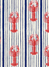MINDTHEGAP Wallpaper Mediterranean Lobsters White