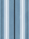 House of Hackney Wallpaper Lauriston Stripe - Sky