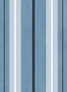 House of Hackney Wallpaper Lauriston Stripe - Sky