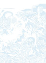 Isidore Leroy Carta da parati panoramica Eternelles Bleu Pastel - Panel B
