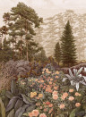 Isidore Leroy Carta da parati panoramica Firone Terracotta - Panel A
