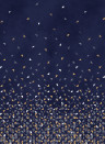 Isidore Leroy Mural Tangram Bleu Nuit - Panel A