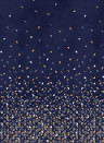 Isidore Leroy Carta da parati panoramica Tangram Bleu Nuit - Panel B