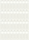 Littlephant Wallpaper Feathers - Ebony/ White