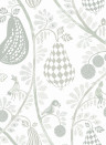 Littlephant Wallpaper Fruit Garden - White/ Green