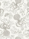 Littlephant Carta da parati Aquatic - Dark Grey