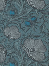 Little Greene Wallpaper Poppy Trail - Air Force Blue