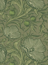 Little Greene Wallpaper Poppy Trail - Sage Green