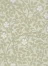 Little Greene Tapete Briar Rose - Green Stone