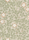 Little Greene Tapete Briar Rose - Green Mist