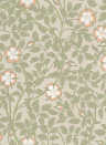 Little Greene Wallpaper Briar Rose - Green Mist