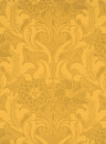 Little Greene Wallpaper Dahlia Scroll - Giallo