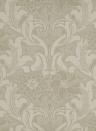 Little Greene Wallpaper Dahlia Scroll - French Grey