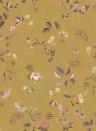 Eijffinger Wallpaper Tokyo Blossom - Mustard Yellow