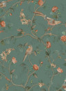 Eijffinger Wallpaper Good Nightingale - Petrol