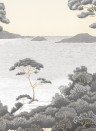 Isidore Leroy Papier peint panoramique Port Cros - Gris Dore Panel B